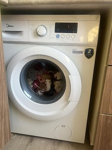 Dayələr: Midea önyükləməli paltaryuyan maşın - Ön pəncərəli, kompakt korpus – — 1