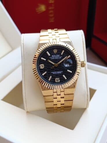 el fecr saat: Yeni, Qol saatı, Rolex, rəng - Qızılı — 6