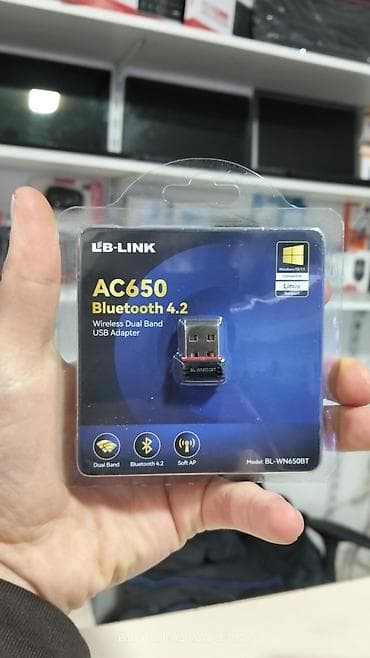 wireless adaptör: LB-LINK BL-WN650BT AC650 Bluetooth 4.2 Wireless Dual Band USB Adapter — 1