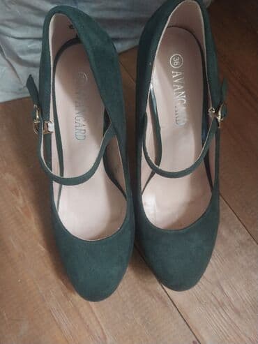 женские бордовые туфли: AVANGARD qadın tufliləri - Ölçü: 36 (daxildə və altlıqda qeyd olunub) — 1