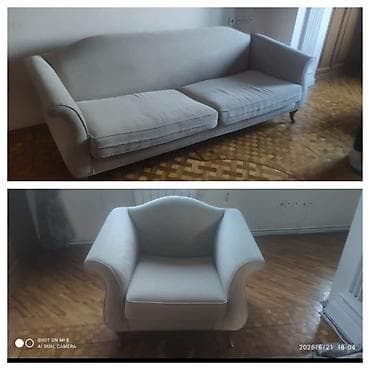divan krislo: N17Divan ve 1 eded kreslo 150azn. Divan acilmir, baza yoxdur. Unvan — 1