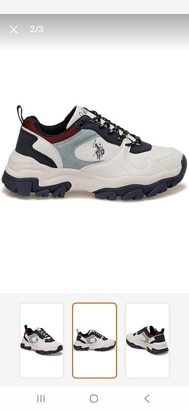 US Polo Assn. kişi idman ayaqqabısı - Model: chunky/dad sneaker — 2