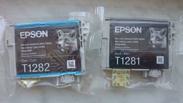 ag qara donlar: Printer Epson katrici epson T1282 ve T1281 Göy rəng Təzə və Tam — 1