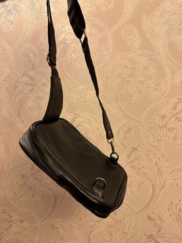 dəri kişi cantaları: Çiyin çantası, Yeni — 6