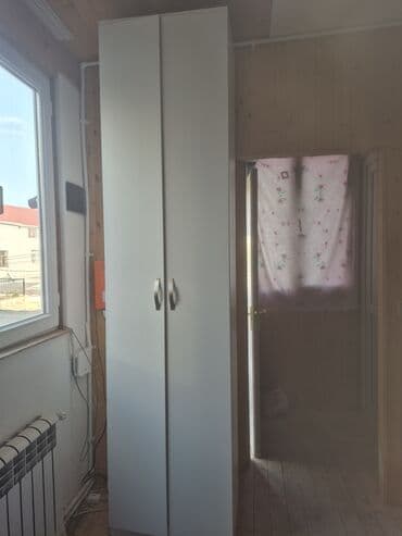 Pufiklər: Açılan, 2 qapılı Düz dolab, Qarderob, paltar dolabı — 1