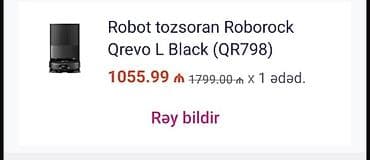 roborock tozsoran: Roborock Qrevo L Black (QR798) robot tozsoran və özü-özünü təmizləyən — 3
