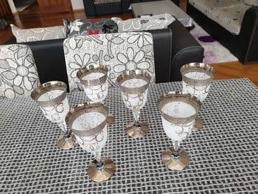 yan bardak: Qədəhlər, rəng - Boz — 1