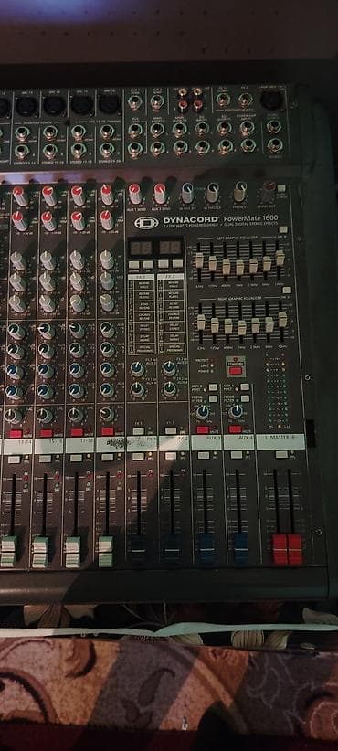 микрофон купить в баку: Dynacord PowerMate 1600 powered mikser - 16 mono + 4 stereo giriş — 3