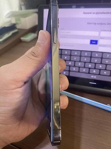 iphone 12 pro max kreditle: IPhone 12 Pro Max, 128 GB, Qara, Barmaq izi, Face ID — 4