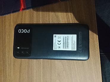 Poco M3, 64 GB, rəng - Qara, Barmaq izi