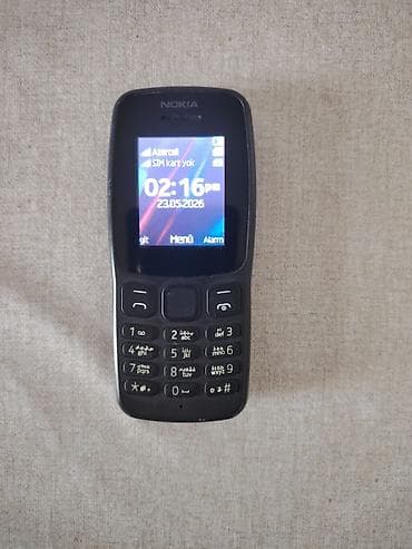 Nokia 106, rəng - Qara, Düyməli lalafo.az -da Nokia 106, rəng - Qara, Düyməli