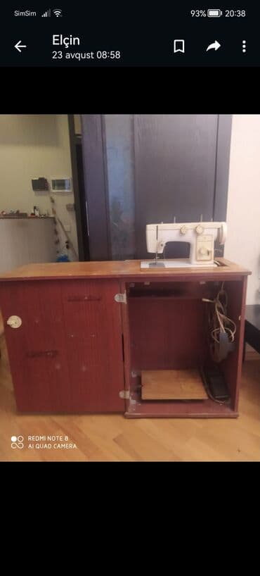 швейные машинки в рассрочку в бишкеке: Tikiş maşını İşlənmiş,Elektromexaniki — 1