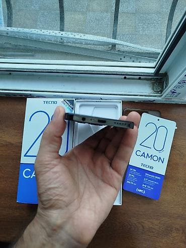texno camon: Tecno Camon 20 Pro 5G, 256 GB, rəng - Qara, Sensor, Barmaq izi, Face ID — 7