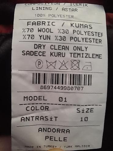 Palto, rəng - Boz — 3