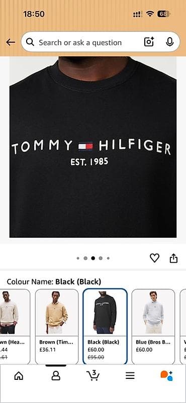 dublyonka kisi ucun: Tommy Hilfiger original sviter. Amazon.co.uk saytından endirimdə £60 — 3