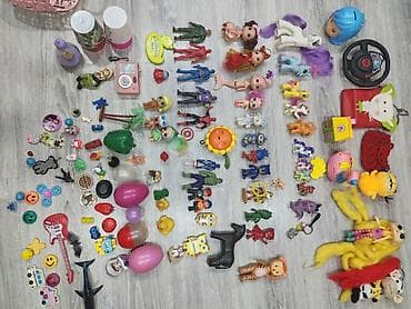 комплект: Uşaq oyuncaqları qarışıq dəst - Müxtəlif fiqurlar və miniatürlər — 3