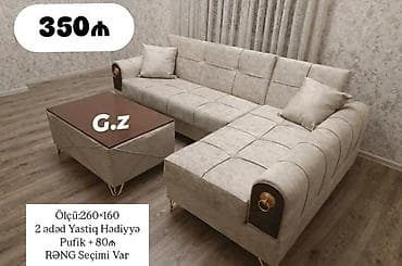 kvadrat masa: Künc divan, Açılmayan — 1