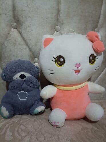 домики для барби: Məmnunluqla təqdim olunur: yumşaq plyuş oyuncaqlar dəsti. - Panda — 2