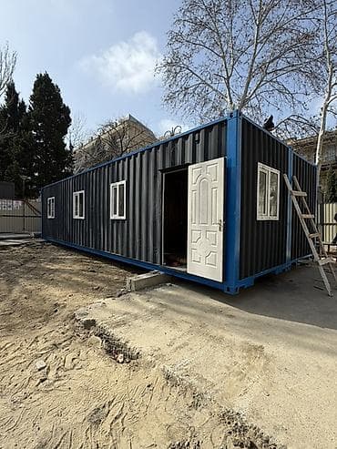 vaqonlarin satisi: Modul konteyner ev/ofis - Ölçü: təxmini 40 ft (uzun konteyner — 1