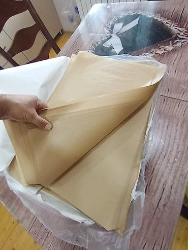 Ev və bağ: Salam. Şirniyyat bişirmək üçün yağlı kağız. Qəhvəyi kağızın kilosu 9 — 3