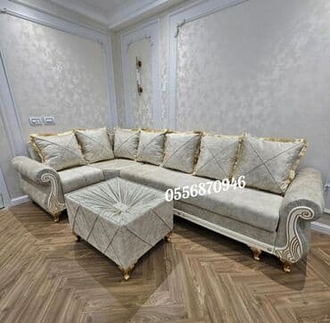 ders masaları: Yeni, Klassik divan, 2 kreslo, Bazalı, Açılan — 7