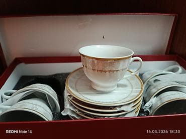 cay servisi: Çay dəsti, rəng - Ağ, Keramika — 2