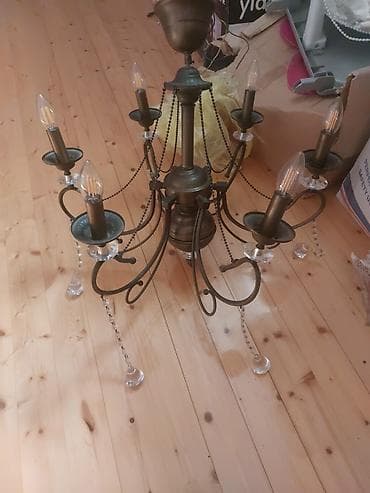 Çılçıraq, 8 lampa, Metal