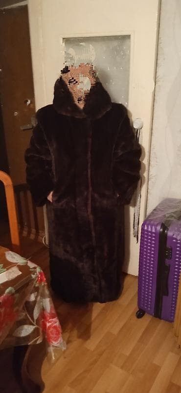 женские шапки из кролика: Шуба, L, цвет - Коричневый — 9