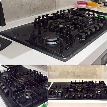 Qaz plitesi-Megalux firmasi 100 azn.,5 gözlü qara şüşe sethi 75x50 lalafo.az -da Qaz plitesi-Megalux firmasi 100 azn.,5 gözlü qara şüşe sethi 75x50
