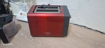 toster aparatı: Toster Bosch, rəng - Qırmızı, Ünvandan götürmə — 1