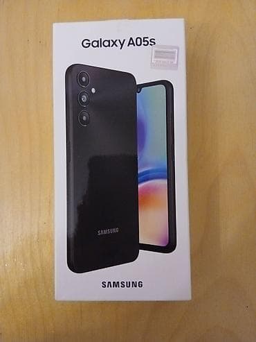 galaxy note 5: Samsung Galaxy A05s, 128 GB, rəng - Qara, Barmaq izi, İki sim kartlı, Face ID — 1