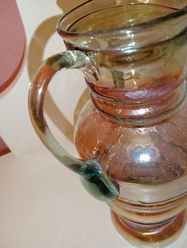 karaca qab: Rəng - Sarı, Şüşə, 3, 1 l, Çexiya — 9