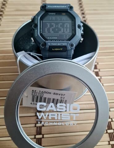 qaş üçün gel: Yeni, Qol saatı, Casio, rəng - Qara — 6