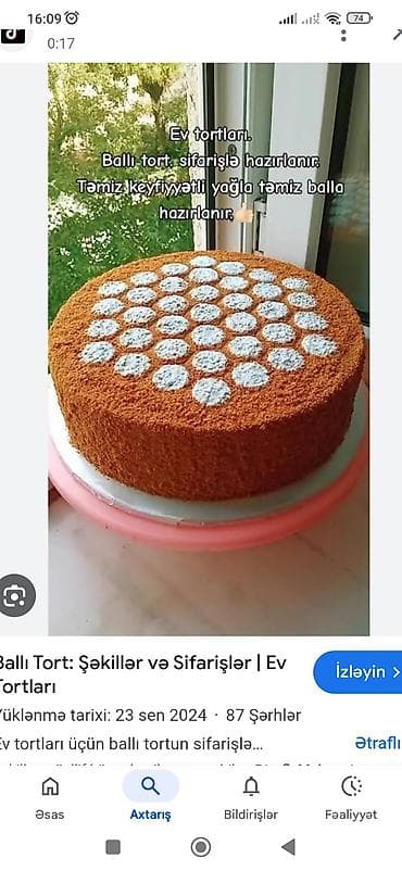 06 sekilleri: Ballı tort – ev üsulunda hazırlanır - Yumşaq, qat-qat biskvitlər — 4