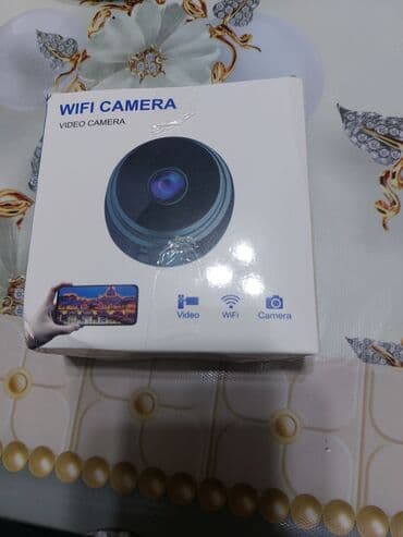 uşaq izleme kamerasi: WiFi Mini Kamera — kompakt dairəvi dizayn, mobil tətbiq vasitəsilə — 3