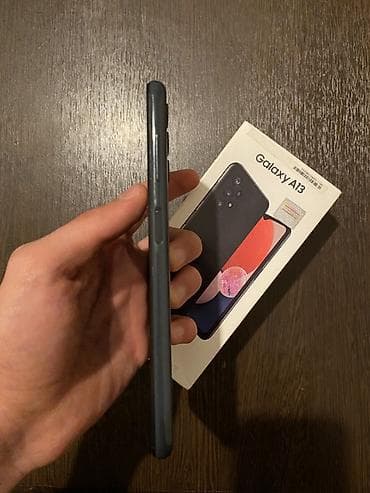 125 ekran tv: Samsung Galaxy A13, rəng - Qara, Barmaq izi — 2