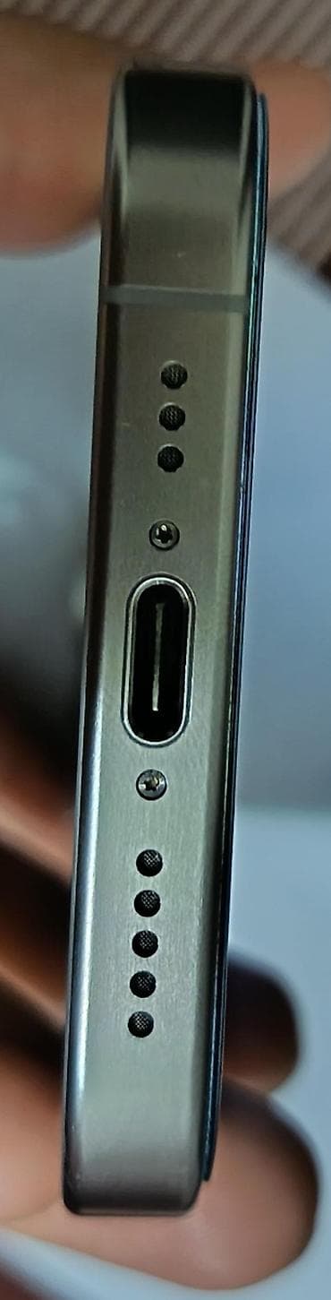 ikinci el xaladenik: IPhone 15 Pro, 128 GB, Black Titanium, Face ID — 6