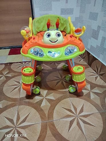 inkişafetdirici xodunkalar: Uşaq gəzdirəci (walker) – rəngarəng və funksional model - Parlaq — 2