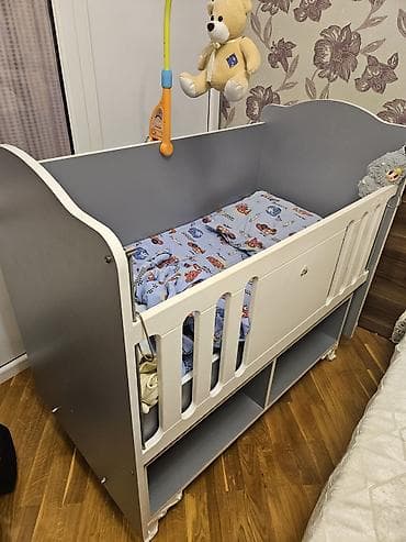 reşotqa: Oğlan və qız üçün, İşlənmiş, Dördbucaq, Beşik, Dəstsiz, Matras ilə, Yellənmə mexanizmsiz — 3