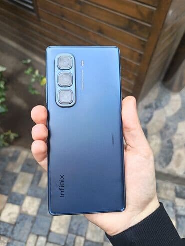 Infinix HOT 50 Pro+, 256 GB, rəng - Qara, Simsiz şarj