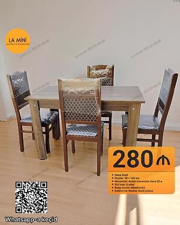 gaming oturacaq: Açılan, Dördbucaq masa, 6 stul — 1