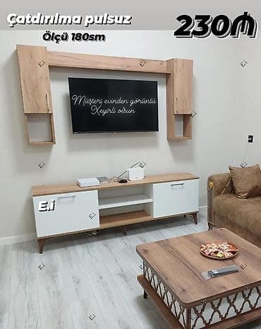 TV altlığı: Düz TV altlığı, Polkalı — 1