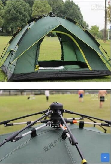 cadır qiymətləri: 4 nəfərlik aftomatik açılıb yığılan Çadır.Açılıb yığılması 20 saniyə — 8