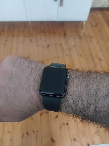 Smart saat, Apple, Sensor ekran, rəng - Qara
