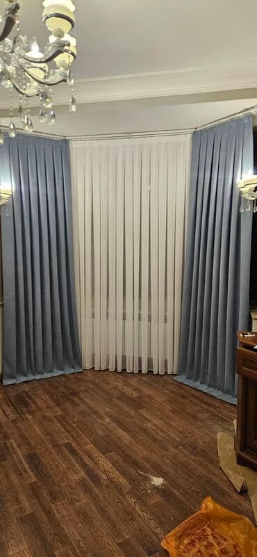 pencere perde: Pərdələr otağa zəriflik və rahatlıq gətirir. Klassik üslubda dizayn — 17