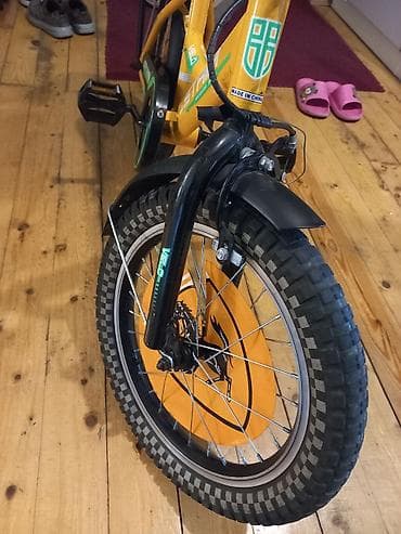 Ovçuluq və balıqçılıq: İki təkərli Uşaq velosipedi Strim, 16", sürətlərin sayı: 1 — 4