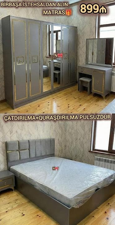 nil yataq desti: İkinəfərlik çarpayı, 2 tumba, Azərbaycan, Yeni — 1