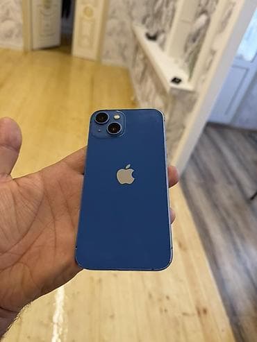 azerbaycan telefon fiyatları iphone: IPhone 13, 128 GB, Mavi, Face ID — 1