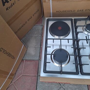 elektrik plita: Plitə Alev, Qazlı, Quraşdırılan, 4 gözlü, Yeni — 2