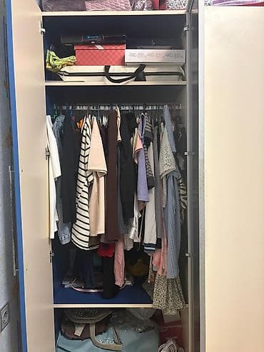 kicik dolablar: 3 qapılı, Güzgülü, Bej, Açılan, Düz dolab — 5